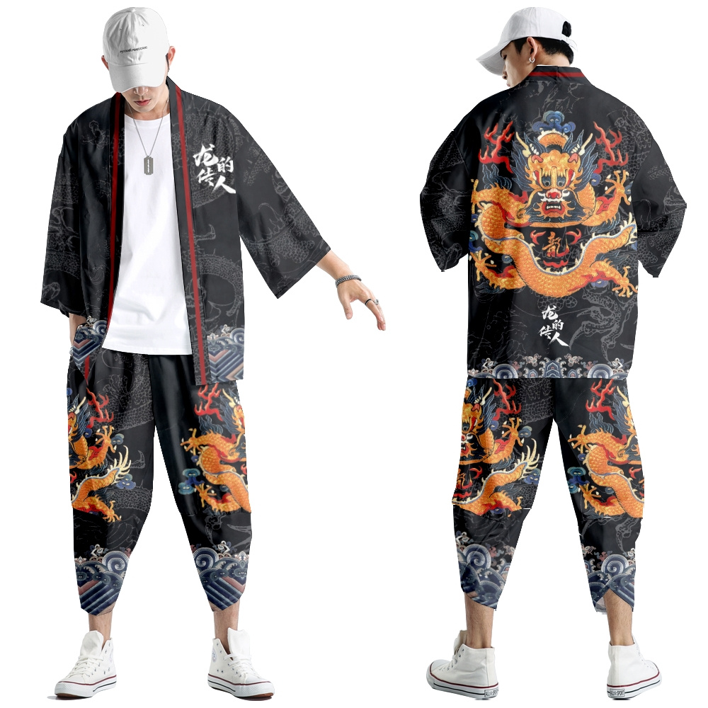 Two-piece Suit Japanese Cardig - Asian Cosplay Anime review and price