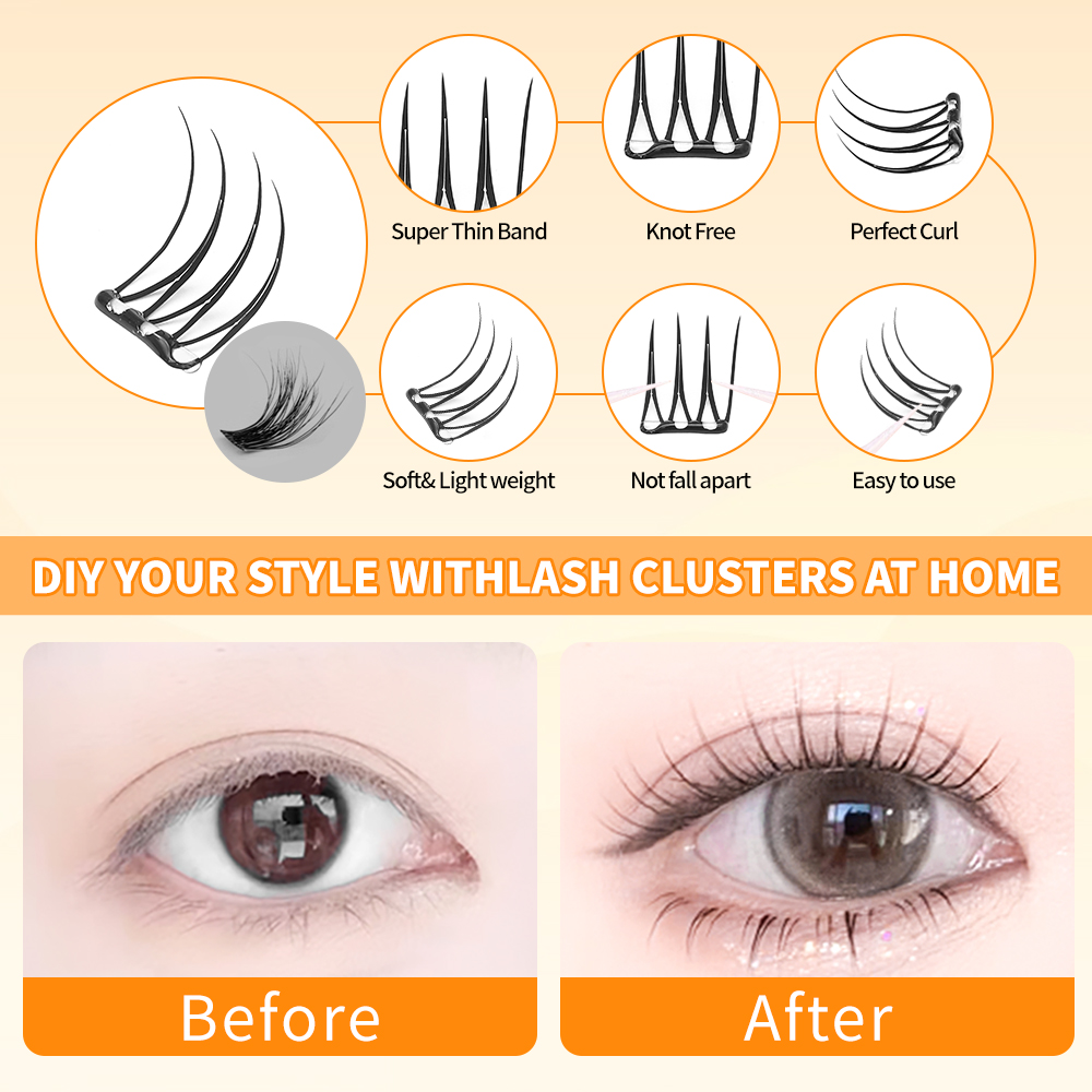 6/10/24Pairs Manga Lashes with - Asian Cosplay Anime review and price