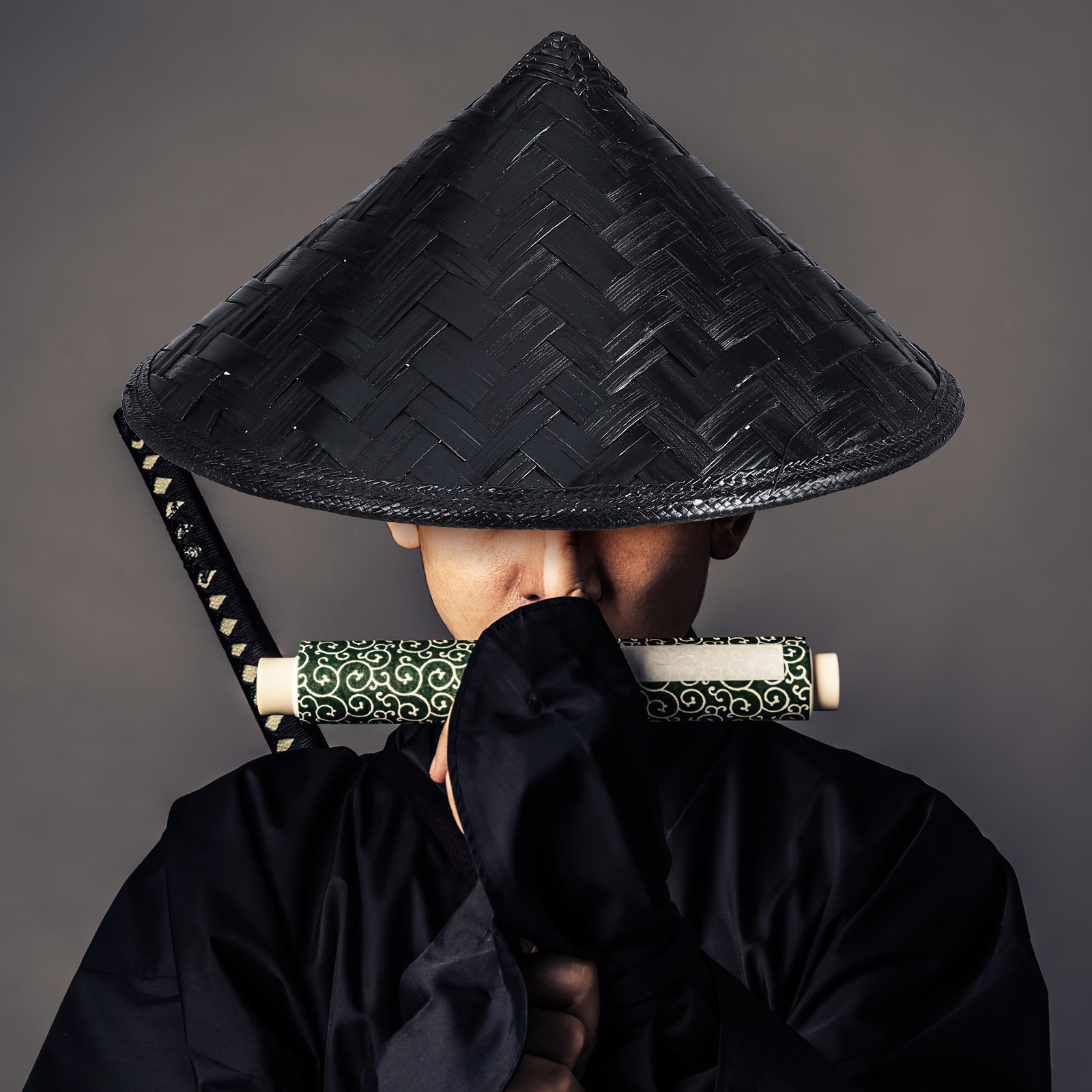 Bamboo Cosplay Hat Japanese Sa - Asian Cosplay Anime review and price