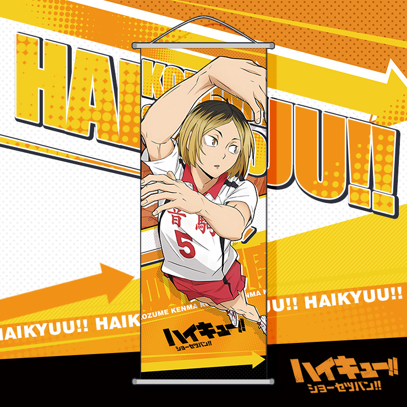 Haikyuu!! Wall Scroll Cartoon  - Anime Cosplay Wallpaper review and price