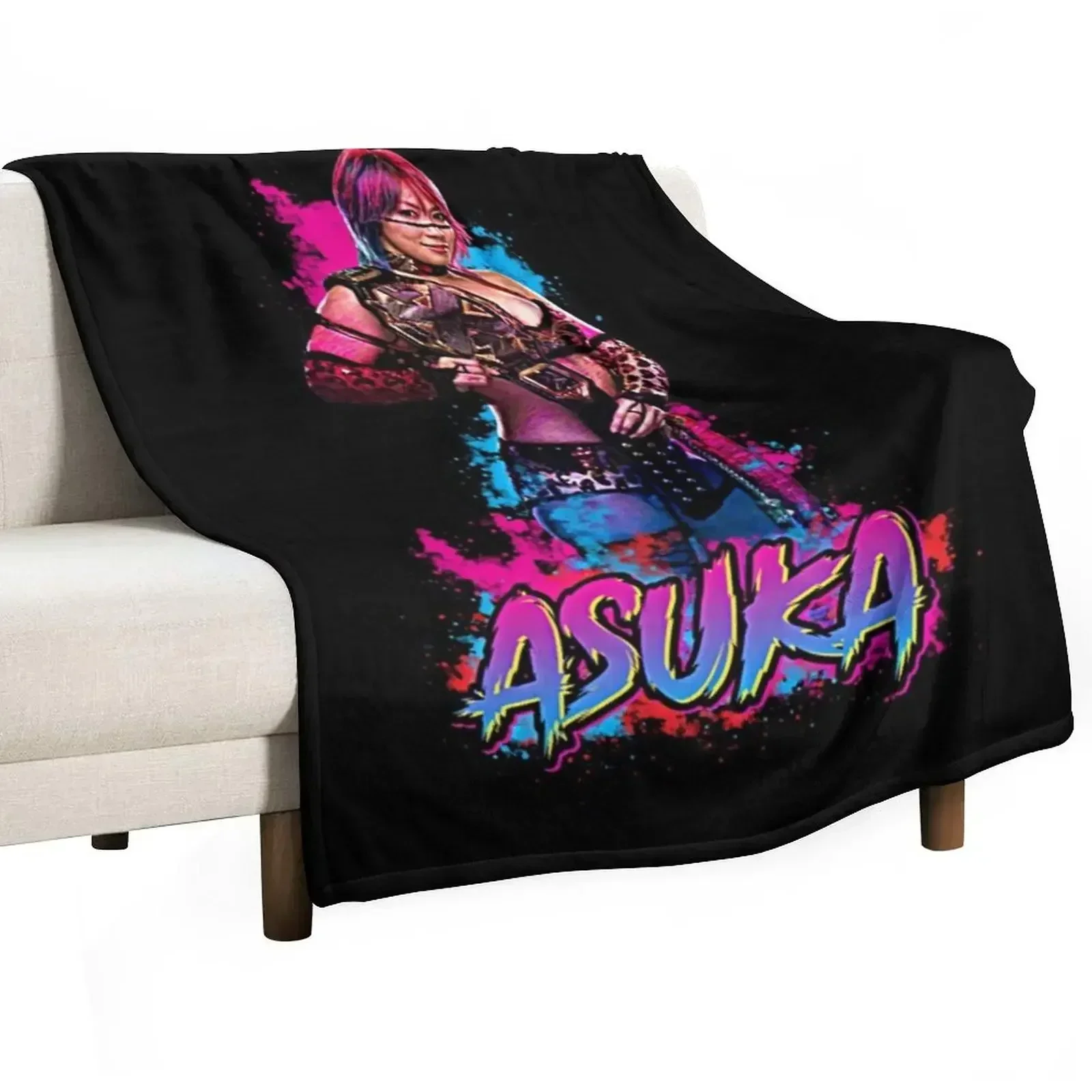 Asuka Asian Wrestler Throw Bla - Asian Cosplay Anime review and price