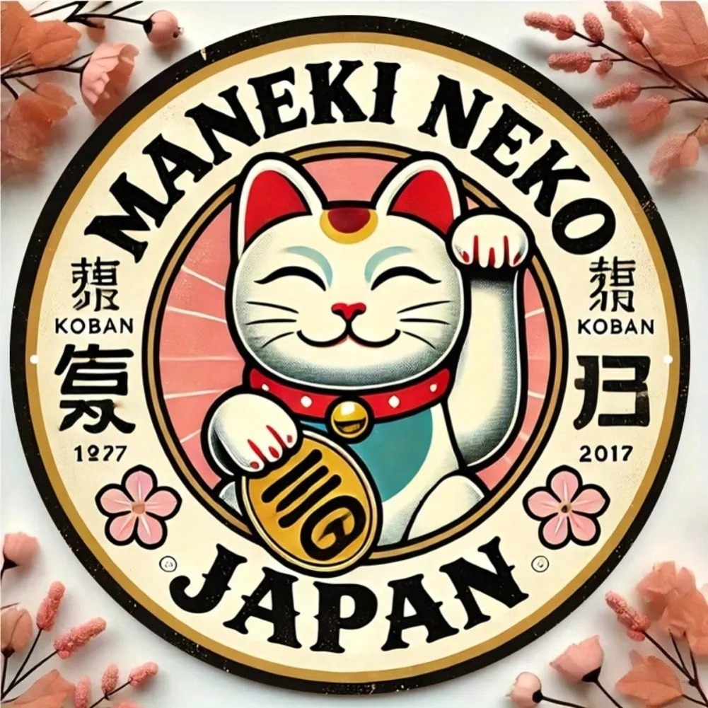 Round Maneki Neko Lucky Cat Al - Naruto Headband Metal review and price