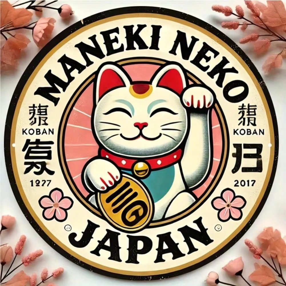 Round Maneki Neko Lucky Cat Al - Naruto Headband Metal review and price