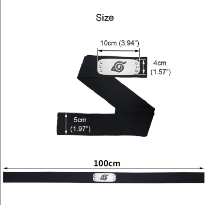 NARUTO Akatsuki cartoon  foreh - Naruto Headband Metal review and price